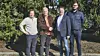 På bildet ser vi fra venstre, Henrik Høst, prosjektleder bygg i Sarpsborg kommune, Lars Henning Olsen, teamleder utbygging, i Sarpsborg kommune, Vidar Gulbrandsen, avdelingsleder Bravida Sarpsborg Elektro, og Eirik Blindheim Johansen (prosjektleder, Bravida.
