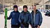 Energiminister Terje Aasland besøkte SNØ på Lørenskog i forbindelse med at lovforslaget sendes på høring. Overskuddsenergien fra SNØ går allerede til nærområdet i form av fjernvarme og fjernkjøling. Fra venstre på bildet ser du daglig leder i SNØ, Ole Christian Mork, energiminister Terje Aasland og daglig leder i Akershus Energi Varme, Patrik Axelsson. Foto: Fanny Løvholm/Energidepartementet.