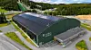 Granåsen fotballhall. Foto: Dronetjenesten Trondheim eiendom