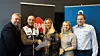 På bildet ser vi fra venstre: Kjell Vidar Dokken, direktør Byggmakker, Morten Djupvik, generalsekretær NSSF, Hilde Kristoffersen, konsernsjef Kesko, Emilie Nordskaar, markeds- og kommunikasjonsjef NSSF og Jørn-Are Bergh, direktør Onninen som eier Elfag. Bildet ble tatt avtalen ble inngått høsten 2022.