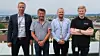 På bildet ser vi, Dag Vidar Kvernbråten (Bravida), Håvard Jakobsen (Oslobygg KF), Espen Granås (Bravida), Jørund Bråten (Bravida)