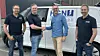 På bildet ser vi fra venstre, Helge, Engebakken, Geir Amlie, HGN Elektro, Tom Erik Brekke, Nimlas, og Nad Fagnastøl, HGN Elektro.