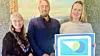 Lene Conradi ordfører Asker kommune, Roger Aksnes landssjef Instalco Norge og Hanne Løvlien leder HR / Bærekraft Instalco Norge. Foto: Instalco