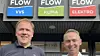 Fra venstre, Mads Meisingset Mathia, styremedlem i FLOW Group, og nyansatt daglig leder i FLOW Klima Oslo, Mathias Spolén Erstad.