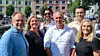Tilstede i debatten på EFO-båten var, konferansier Ida Thorendahl, Daglig leder, Lyskultur ( til høyre i bildet), fra venstre Frank Jaegtnes, Adm.direktør EFO, Toril Bache Jenssen, Direktør i Glamox Norge, Anders Fylling, Direktør for bærekraft og spesialfag i Statsbygg, Tord Christensen, Country manager i Signify Norge, Jens Eddie, Fagansvarlig i Lyskultur. Foto: EFO