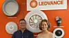 LEDVANCEs Head of Trade Geir Ove Horn-Eggestøl og Marketing Manager Trade Ingrid Thorsland forteller, at selskapet nå faser ut Osram-navnet på lyskildene. Fra 1. juli vil de, på det profesjonelle markedet, tilby alle sine produkter under varemerket LEDVANCE.