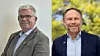 På bildet ser vi fra venstre, Jan Willy Fjellvær, styreleder i Edison Data og Frank Jaegtnes, administrerende direktør i Elektroforeningen.
