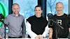 onas Henni Normann, bærekraftssjef i Schneider Electric fra venstre, her sammen med Carine Blyverket i Entra og Peter Jetzel fra Rebel-bygget i Oslo.