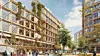Illustrasjon av Diakonhjemmet hage. Illustrasjon: Henning Larsen Architects