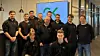 Nesten alle ansatte innen byggautomasjon i GK i Bodø. Fra venstre: Erlend Stuen, Teodor Høyforslett Bakklund, Finn Bjørnar Lillejord, Aleksander Fagermo, Magnar Karlsen, Martin Linchausen, Kay Lennart Øines, Martin Strand Ellingsen, Tore Pettersen. Foran: Jonas Nicholai Drags Isaksen og Steffen Andre Demmo Kristensen. Foto: GK
