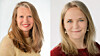 Sofie Ivara Nicolaissen ( til høyre) og Marit Sæter. Henholdsvis leder for markedsutvikling byggteknikk og kontrakter og direktør kommunikasjon i Standard Norge.