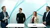 Diskusjon under webinaret mellom Andreas Strømsheim-Aamodt fra Nelfo (tv), Fridtjof Okkenhaug fra Futirehome, Kjersti Vøllestad, Elvia og Anders Lie Brenna fra Europower.