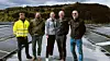 På bildet ser vi fra venstre, Jonas Grønning (Eiendomskonsulent AS), Torgeir Borgen (prosjektleder Differ Energy), Siri Bjørnstad Jensen (Sunday Power), Arve Kristiansen (Driftsleder, Salvesen & Thams Eiendom), Martin Wormdal (Prosjektsjef, Salvesen & Thams Eiendom)