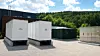 – Vi i Glitre Nett er svært positive til å få inn batterier som dette i nettet vårt. Vi gleder oss til å få Akershus Energis batteri inn på våre kapasitetskontrakter for både long flex og short flex, sier Ronny Fiuren, prosjektleder for Euroflex i Glitre Nett. Foto: Akershus Energi