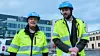 Arbeids- og inkluderingsminister Marte Mjøs Persen og næringsminister Jan Christian Vestre besøkte Voldsløkka skole i Oslo da regjeringen presenterte nye krav i Norgesmodellen for offentlige anskaffelser. Foto: Arbeids- og inkluderingsdepartementet