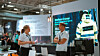 Ulrikke Adolfsen og Anders Hodt Borge på Melbye sin stand under Eliaden. Foto: @eliaden_fagmesse og @mermarketing.no