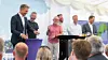 F.v.: Terje Aasland (energiminister) med representantete fra Krafttak Christian Justnes (Fellesforbundet), Bård Vegar Solhjell (Fornybar Norge), Geir Ove Kulseth (EL og IT Forbundet), Frode Alfheim (Styrke) og Harald Solberg (Norsk Industri). Foto: Ingeborg Aarø, Fornybar Norge