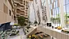 llustrasjon Construction City. Glasshallen i nye Construction City.