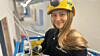 Karoline D. Johnsen, elektriker og verneombud i Gagama Elektro AS i Hammerfest.