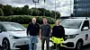 På bildet ser vi, Bjarne Jonassen, Fredrik Nilsson og Ole Andreas Idland ved Coromatics Stavanger kontor. Foto Coromatic.