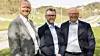 På bildet ser vi fra venstre, John Bernhard Roten, daglig leder i HVACS AS, Per-Arne Sæther, konsernsjef i Rissa Kraftlag, og Svein Olav Munkeby, konserndirektør NTE.