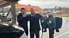 Næringsminister Jan Christian Vestre (til venstre) sammen med Sarpsborg-ordfører Sindre Martinsen-Evje. Foto: INSPIRIA