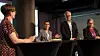 Det ble høy temperatur da Anna Molberg (H), Hans Andreas Limi (FrP) og Trine Lise Sundnes (Ap) møttes til politisk debatt om innleiebegrensningene. Foto: NHO Service og Handel