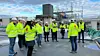 BNL har gjennomført byggeplassbesøk i Sarpsborg, Larvik og på Lysaker. Foto: BNL