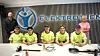 Oscar Christoffersen, Herman Flølo Løkke, Jonas Sørlie, Brian Nerdrum Brendstuen og Ajdin Jasarevic har startet læretiden hos Elektrotjenesten AS i Askim, mens bedriftens installatør og HR-ansvarlig Christoffer Iversen og fagopplæringskonsulent Judith Hegge hos Opplæringskontoret for elektrofag i Østfold skal sørge for å legge forholdene best mulig til rette på veien mot fagprøven.