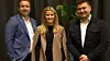 Kristian Strøm, regionsdirektør for Stor-Oslo og Sør-Øst, Stine Fjærli Sjøthun, divisjonsdirektør Byggautomasjon og Rustam Arzumov, regionsdirektør for Vest. Foto: Viktor Tangestuen GK Gruppen