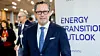Remi Eriksen, konsernsjef i DNV, legger frem selskapets nye rapport 'Energy Transition Outlook Norway