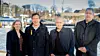 Assemblin AS har kjøpt bemanningsselskapet Ariemi AS. Fra venstre: Siri Forsberg (CFO Assemblin AS), Einar Kålhus (eier Ariemi AS), Torkil Skancke Hansen (CEO Assemblin AS) og Leif Stensrud