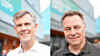 Fra venstre, Yngvar Ødegaard, leder for industriell automatisering i Schneider Electric, og ekspert innen strømkvalitet, Steen Jørgensen, som er av dansk nasjonalitet. - Kun ca. 10 prosent av anleggene vi kjenner har erkjent at de har behov for hjelp, påstår Jørgensen.